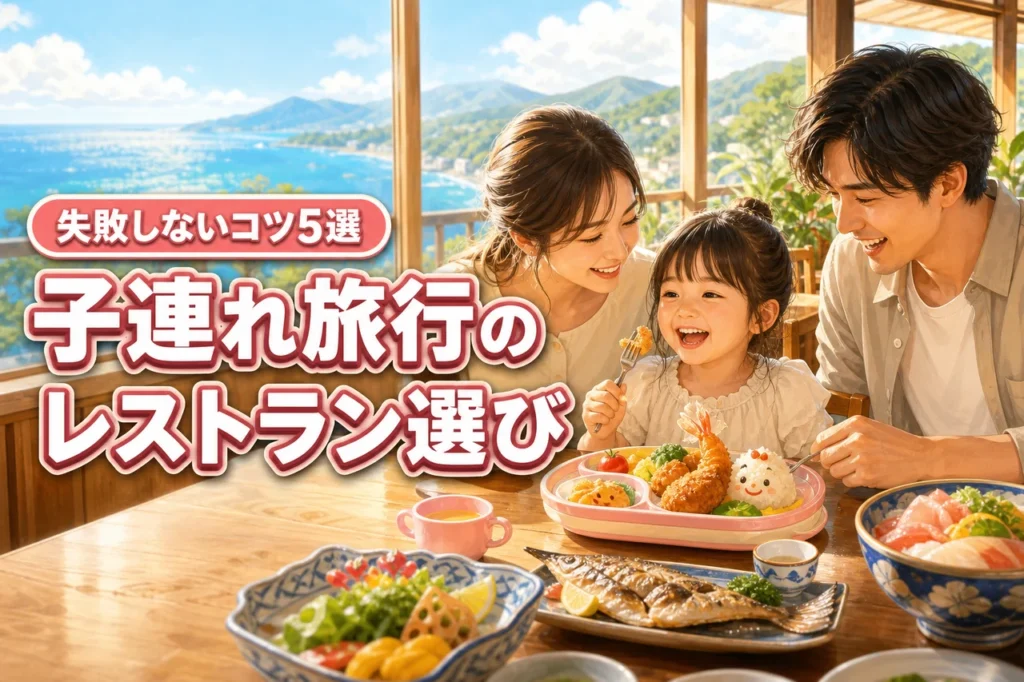 子どもと旅行の外食で失敗しない！レストラン選びのコツ5選