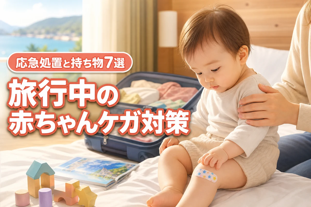 赤ちゃんの旅行中ケガ!応急処置と持ち物リスト7選