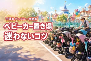 子連れディズニーのベビーカー置き場はどこ？迷わないコツ