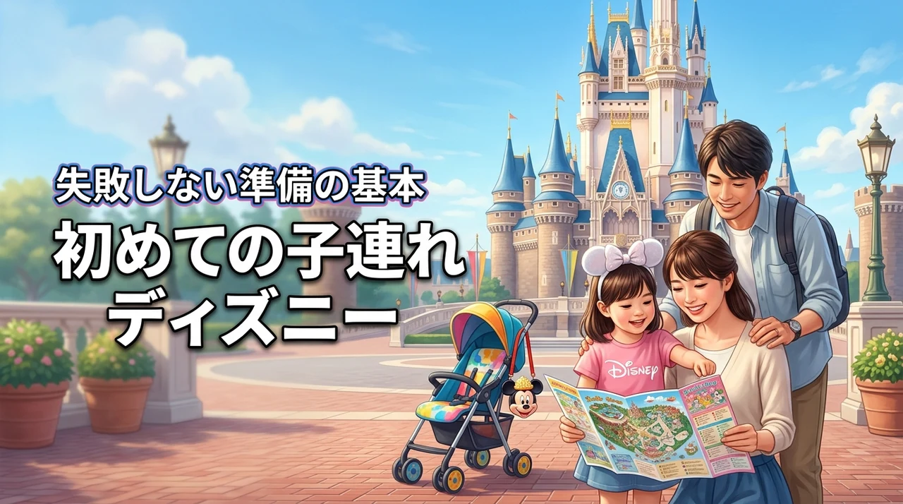 子連れディズニー初心者は最初にこれだけ準備！失敗しない持ち物と過ごし方