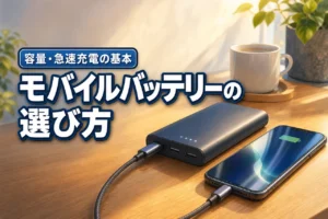 モバイルバッテリーはどれを選べばいい？容量・急速充電の基礎知識